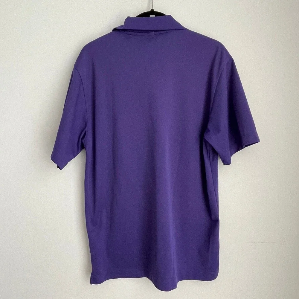 Nike Golf Dri Fit Polo Shirt Purple Small